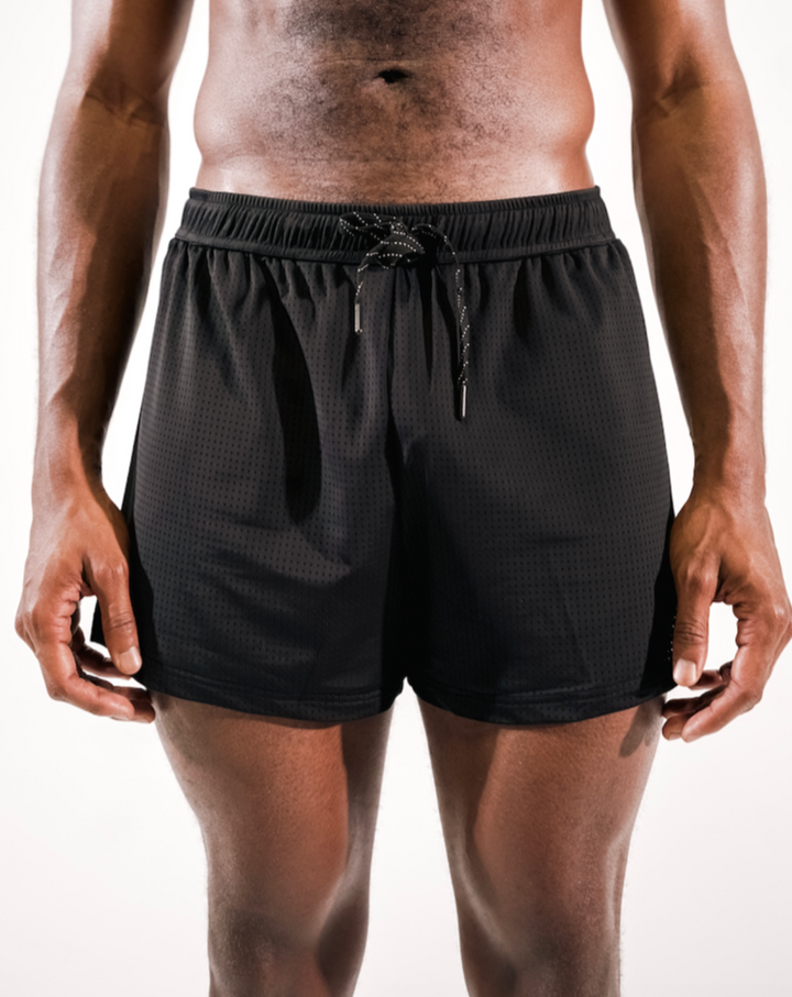Noro 3" Split Shorts – Black