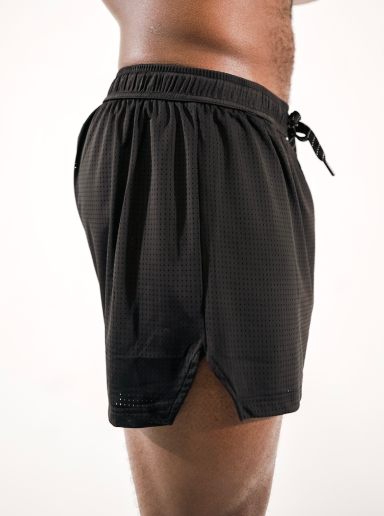 Noro 3" Split Shorts – Black