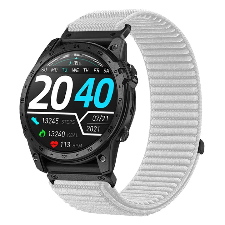 Garmin QuickFit 20/22/26mm Elastic Woven Nylon Hook-and-Loop Band