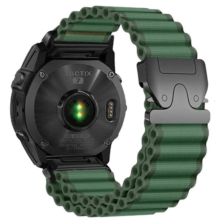 Garmin QuickFit 20/22/26mm Parachute Nylon Band with Hook Buckle