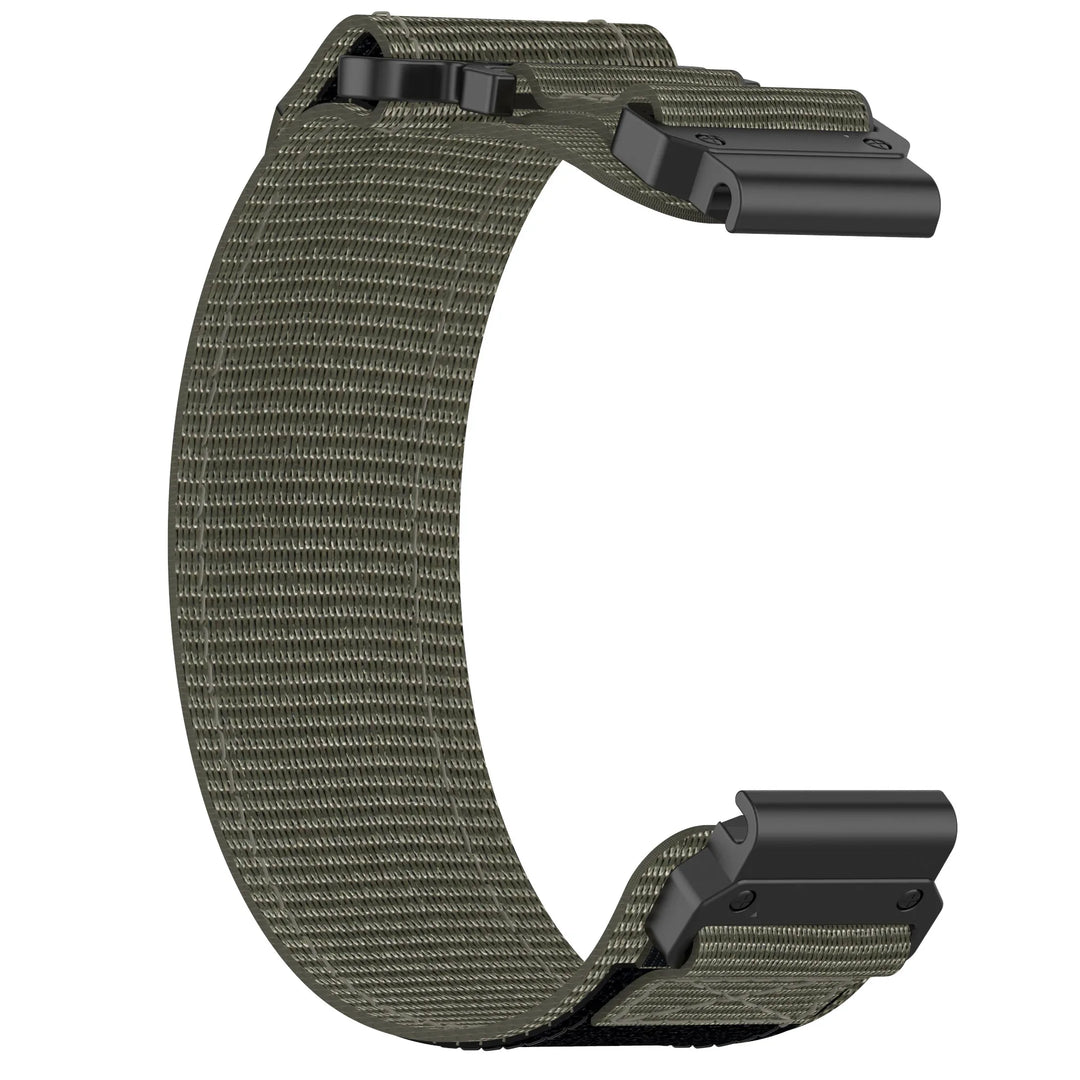 Garmin QuickFit 20/22/26mm Braided Nylon Hook-and-Loop Band