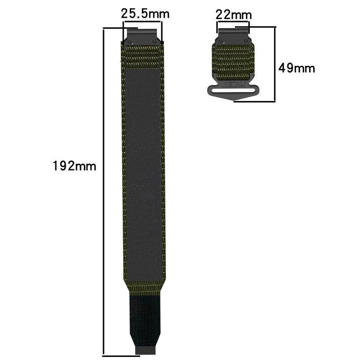 Garmin QuickFit 20/22/26mm Braided Nylon Hook-and-Loop Band