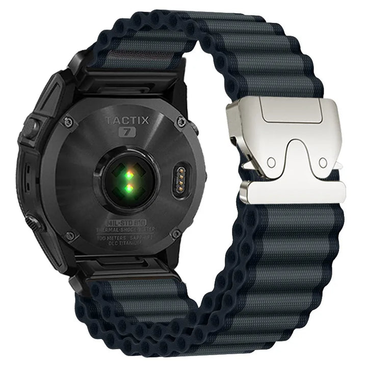 Garmin QuickFit 20/22/26mm Parachute Nylon Band with Hook Buckle