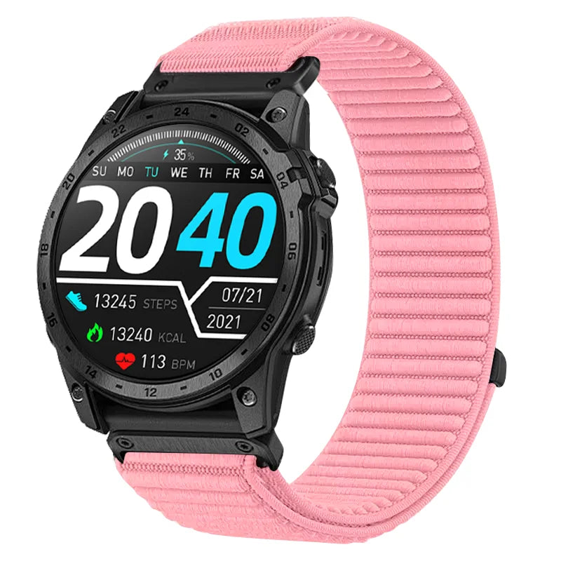 Garmin QuickFit 20/22/26mm Elastic Woven Nylon Hook-and-Loop Band