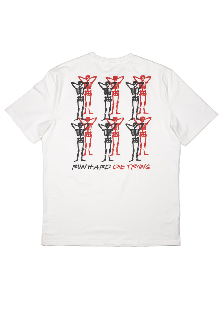 Pace Partners Run Tee, Unisex – White