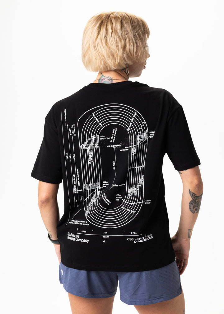 Dimensions Oversized Tee, Unisex – Black