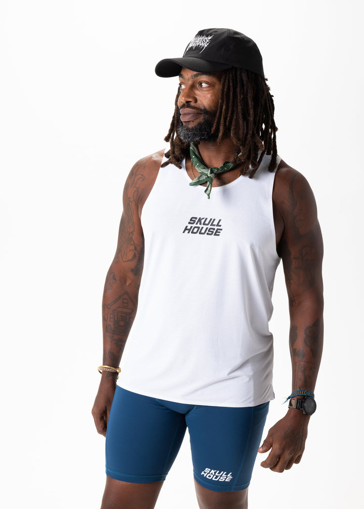 Synergy Performance Singlet – White
