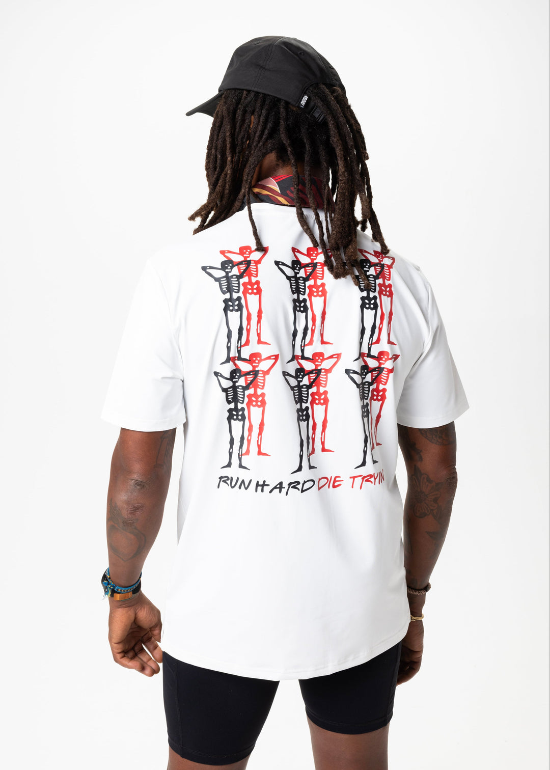 Pace Partners Run Tee, Unisex – White
