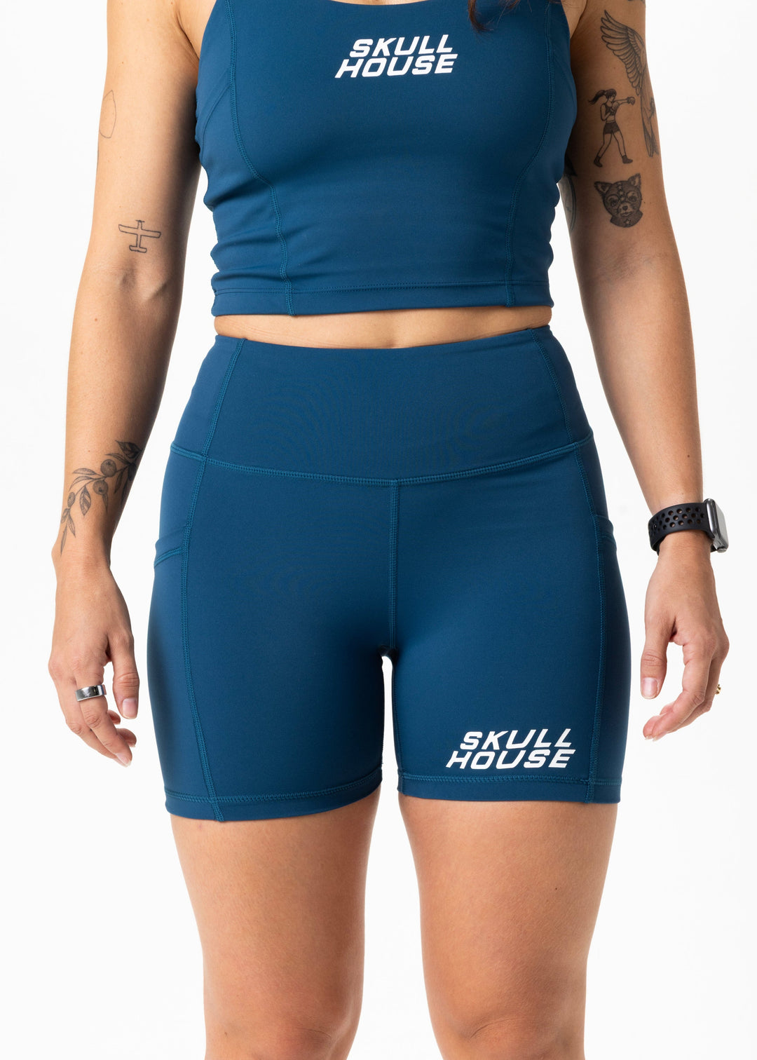Phantom High Waist 5" Compression Short – Nitro Blue