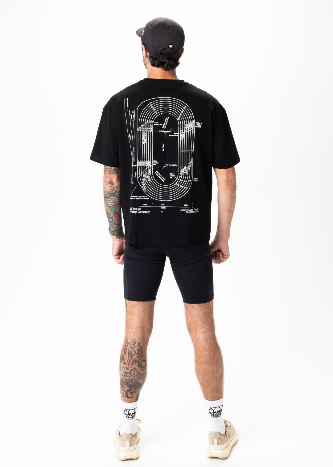Dimensions Oversized Tee, Unisex – Black