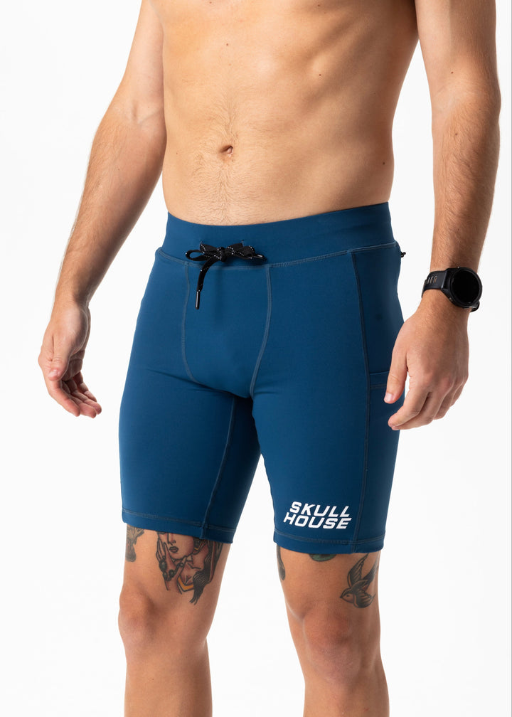 Deadringer 8" Half Tights – Nitro Blue