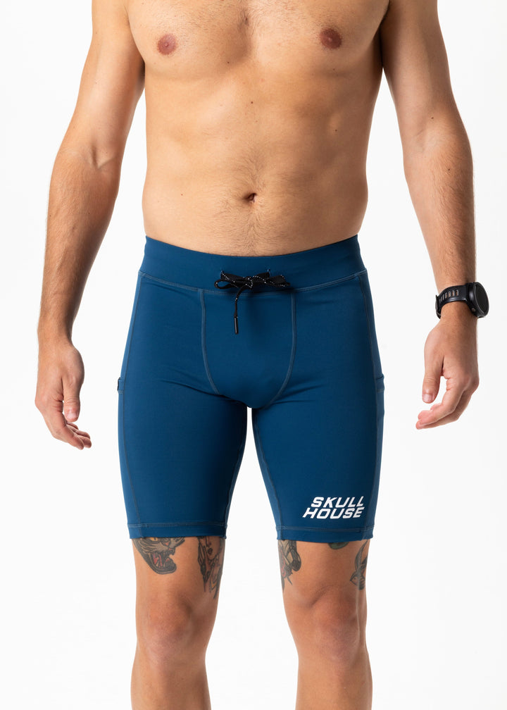 Deadringer 8" Half Tights – Nitro Blue