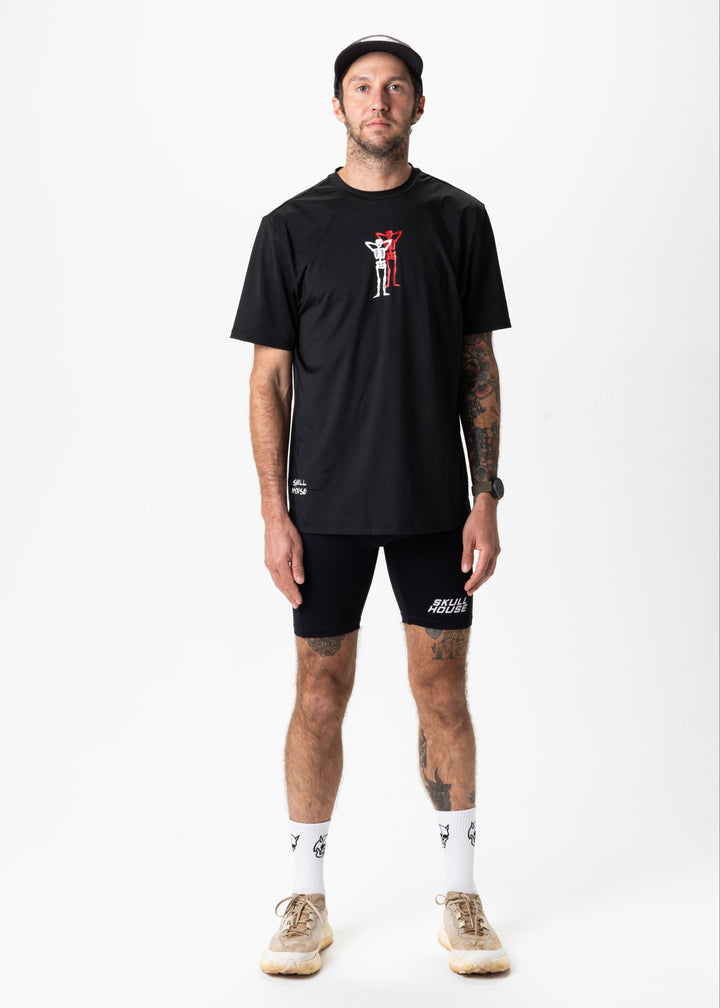 Pace Partners Run Tee, Unisex – Black