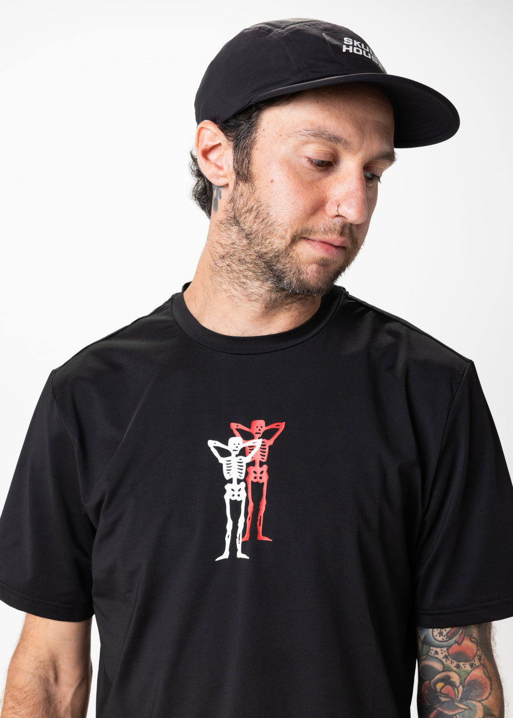 Pace Partners Run Tee, Unisex – Black