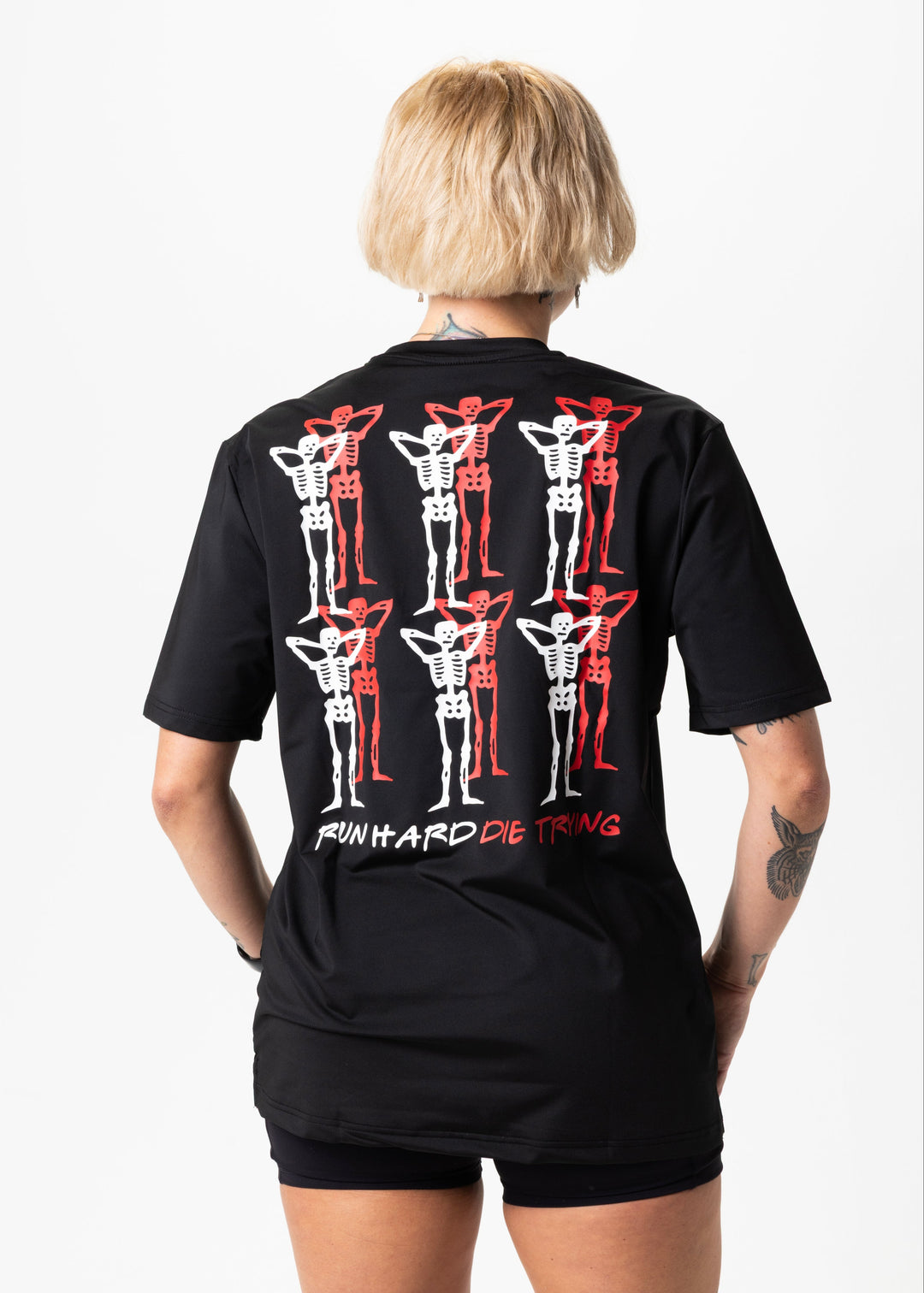 Pace Partners Run Tee, Unisex – Black