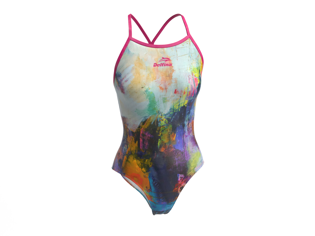 Tokyo Lights Women's Lightback Swimsuit