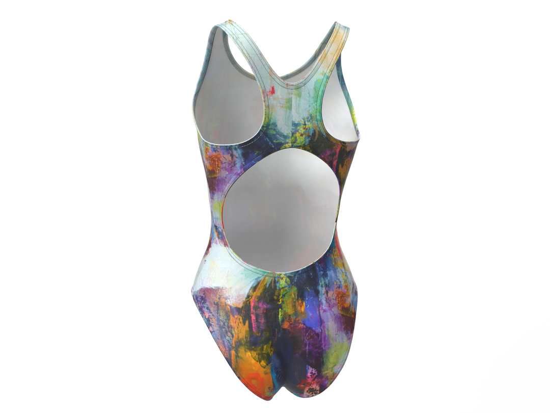 Tokyo Lights Women's X-Back Swimsuit – view 3