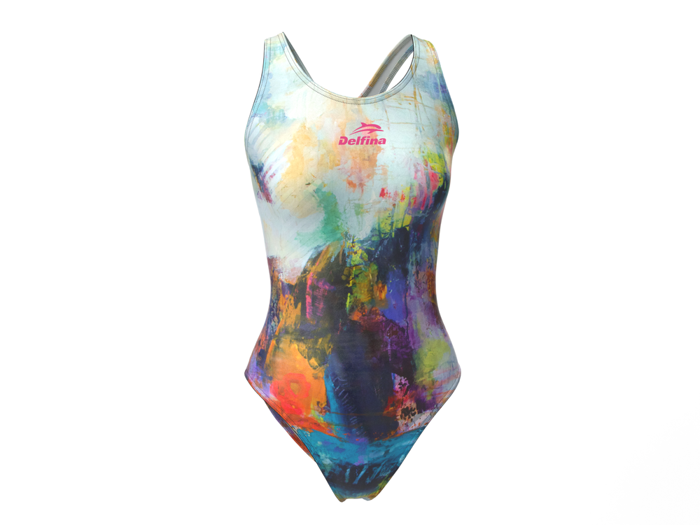 Tokyo Lights Women's X-Back Swimsuit – view 2