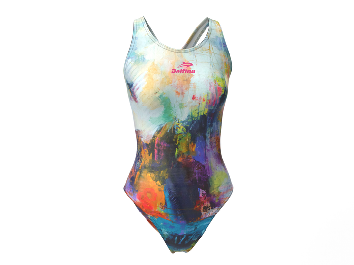 Tokyo Lights Women's X-Back Swimsuit – view 2
