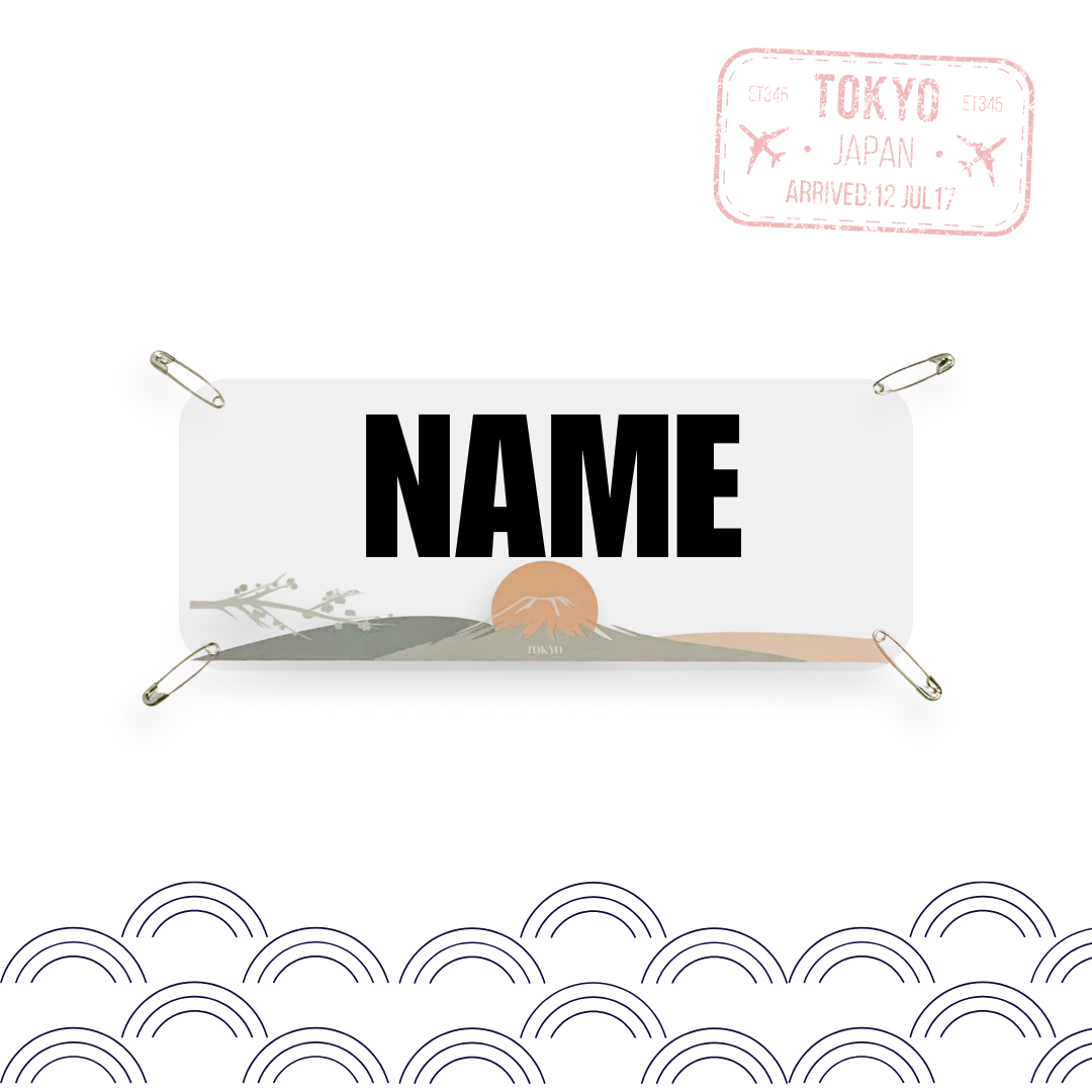 Tokyo - Marathon Name Bib Kit by Pen and Paces – product image 4