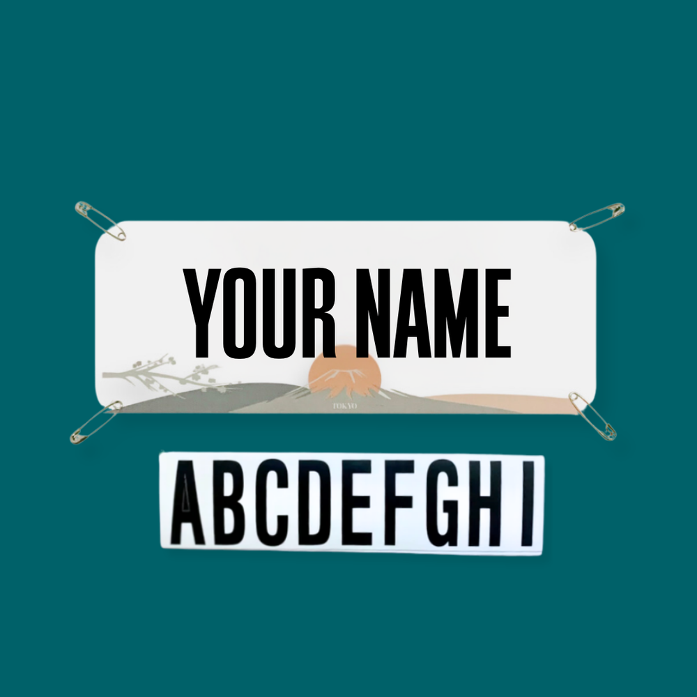 Tokyo - Marathon Name Bib Kit by Pen and Paces – product image 2