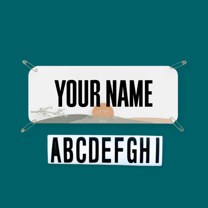 Tokyo - Marathon Name Bib Kit by Pen and Paces – product image 2