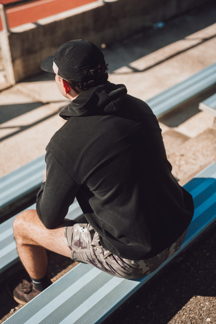 Men's Base Layer Hoodie – Black