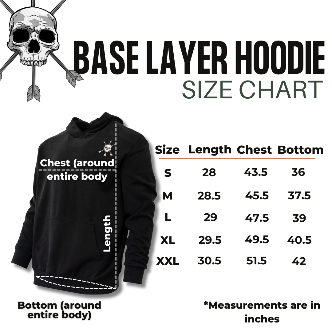Men's Base Layer Hoodie – Black