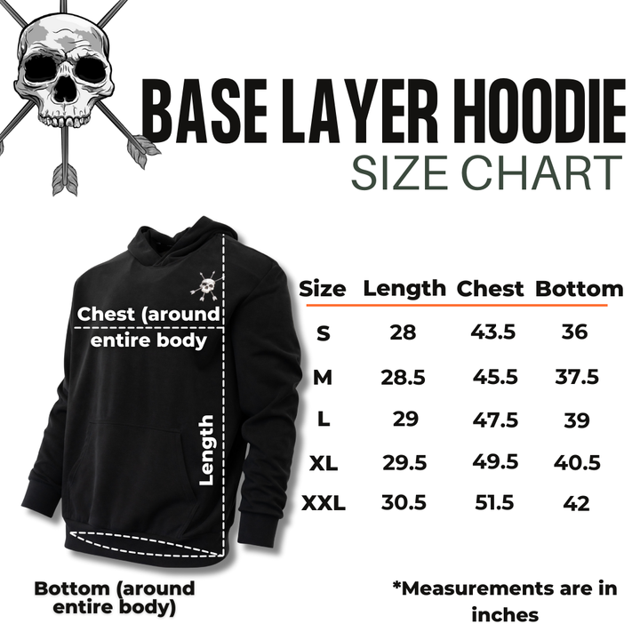 Men's Base Layer Hoodie – Black