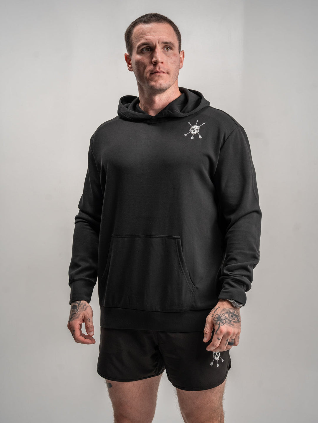 Men's Base Layer Hoodie – Black