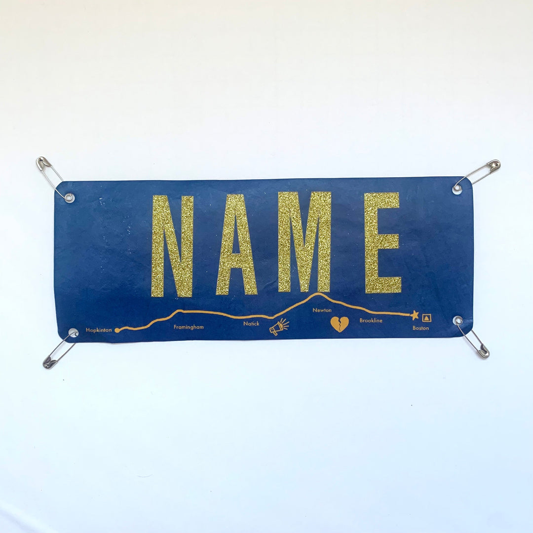 BOSTON - Marathon Name Bib Kit by Pen and Paces – product image 2