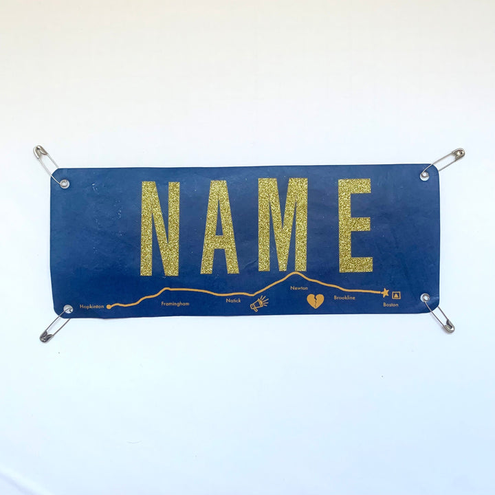 BOSTON - Marathon Name Bib Kit by Pen and Paces – product image 2