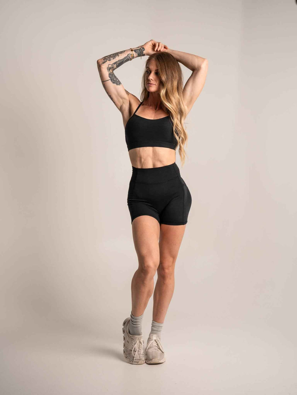 Women's Debut Sports Bra – Black