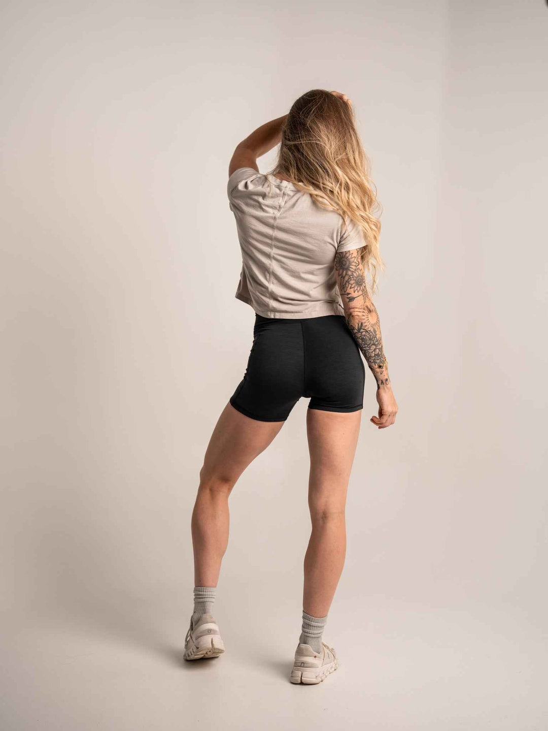 Women's Encore Crop Tee – Bone