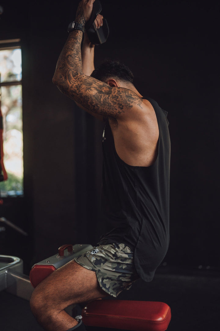 Men's Hybrid Short – Evergreen Camo