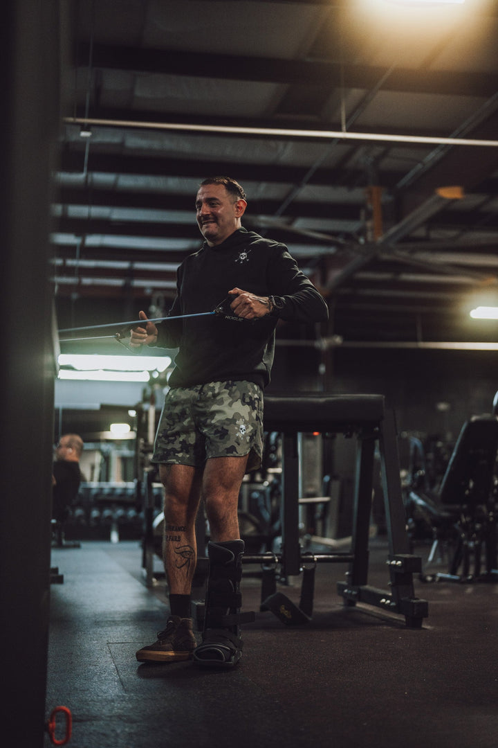 Men's Hybrid Short – Evergreen Camo