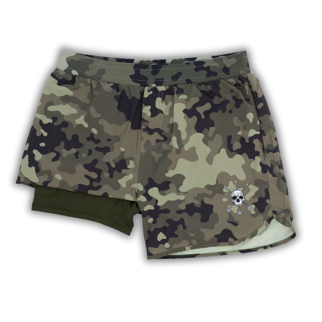Men's Hybrid Short – Evergreen Camo
