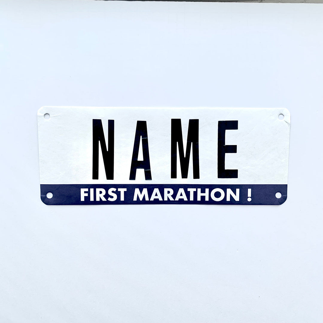 First marathon Race Name Bib Kit by Pen and Paces – product image 5