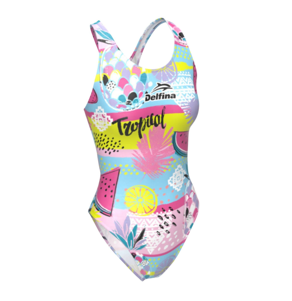 Funny Tropics Women's X-Back Swimsuit – view 2