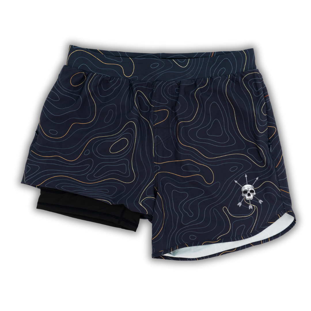 Men's Hybrid Short – Midnight Topo