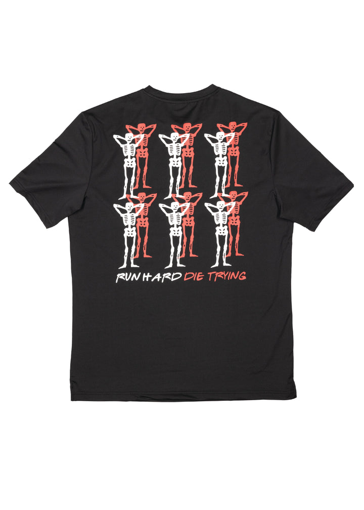 Pace Partners Run Tee, Unisex – Black