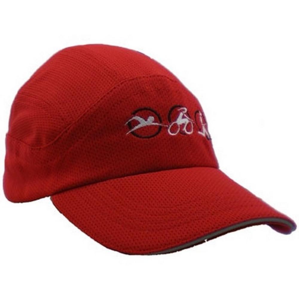 Gizmo Triathlon Running Hat - Red by Gizmo Gear