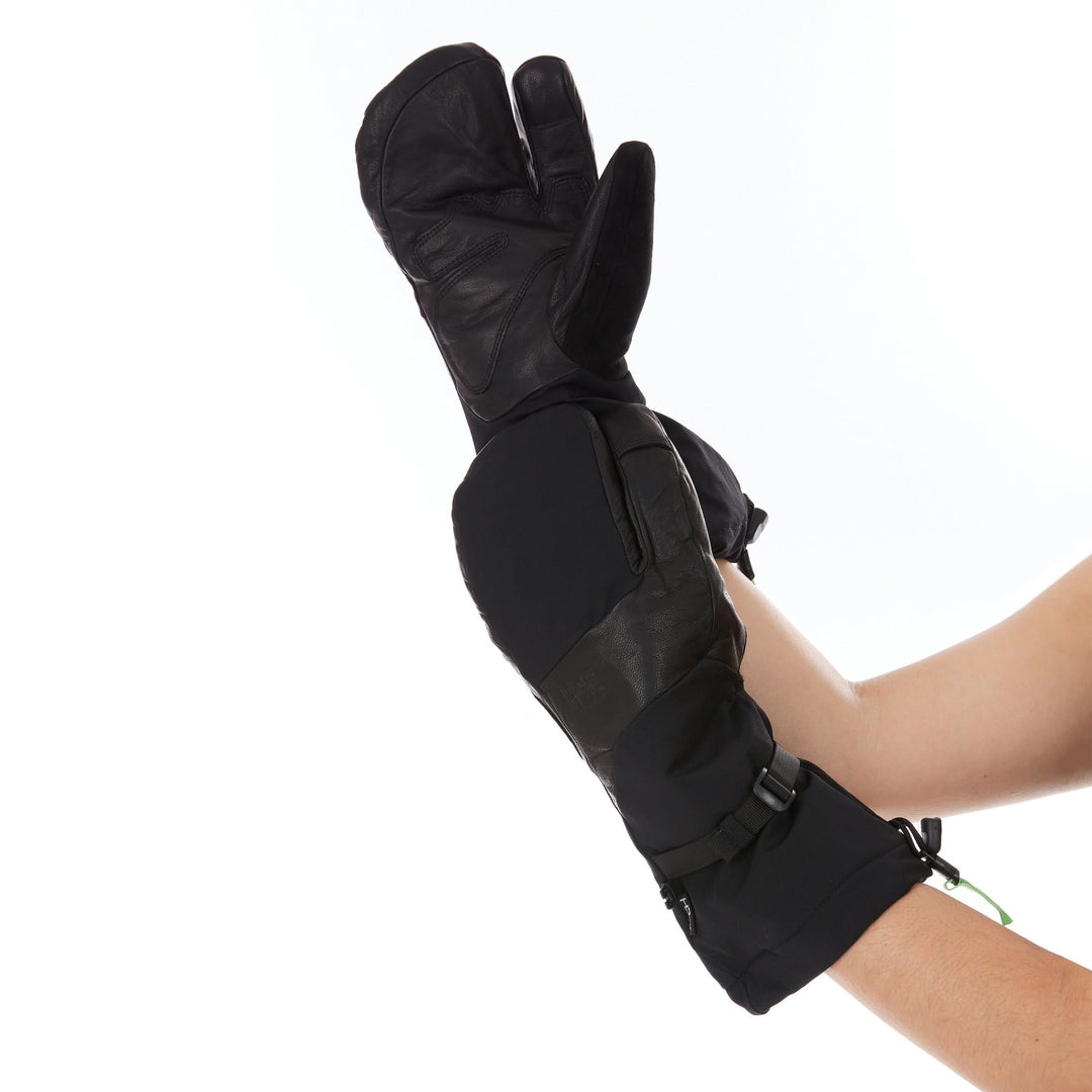 WoolTek Three Finger Waterproof Ski Gloves – view 6