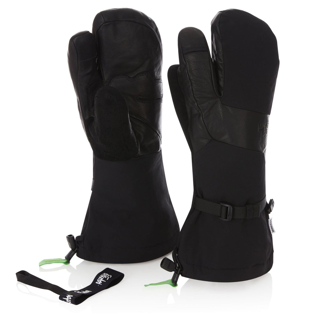 WoolTek Three Finger Waterproof Ski Gloves – view 5