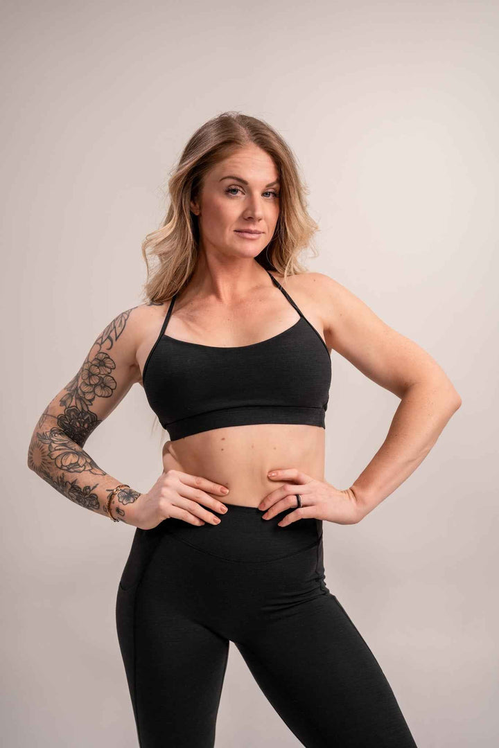 Women's Debut Sports Bra – Black